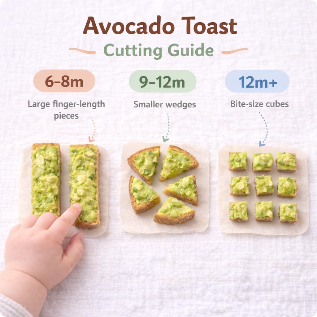 Comment préparer doigts de tartine avocat (dme) pour bébé