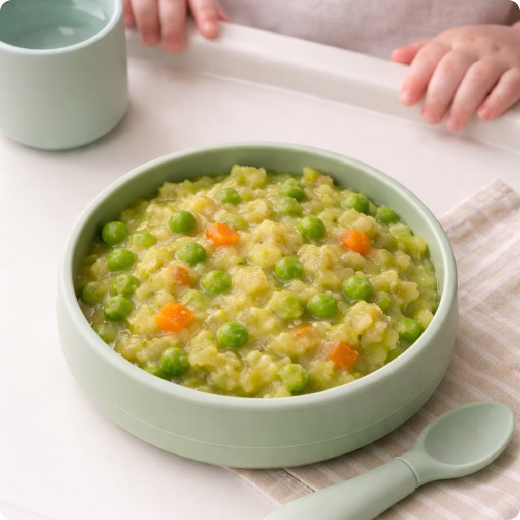 Baby Petit pois Stew (Mashed)