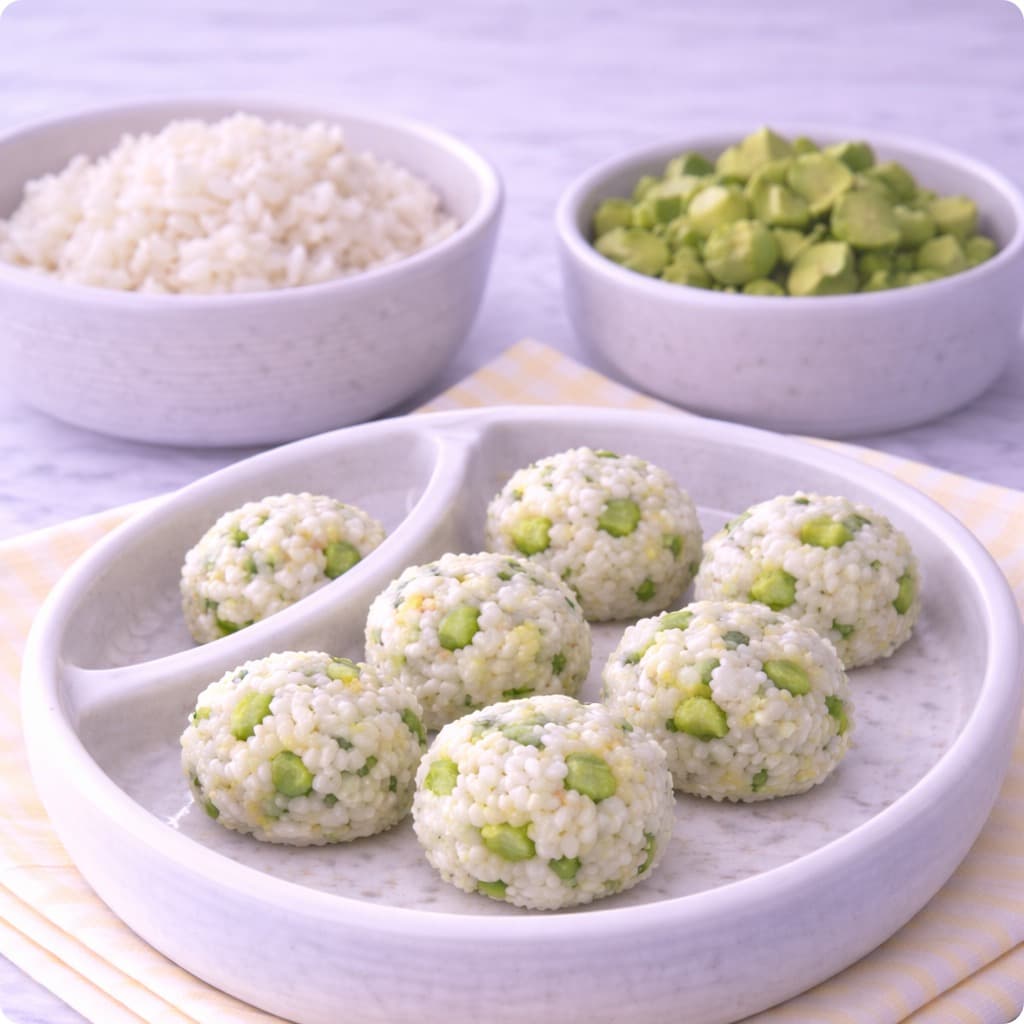 Boules de riz sushi bébé