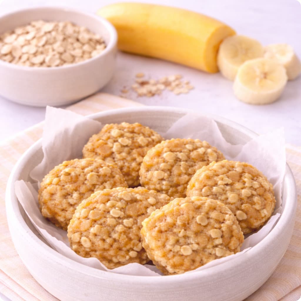 Banane Oat Cookies (2 Ingrédients)