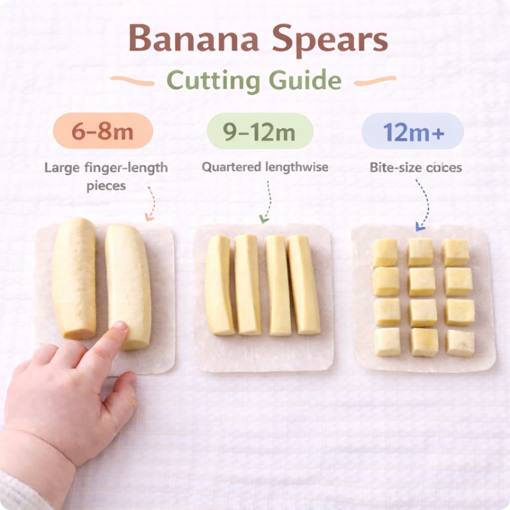 Comment préparer bâtonnets de banane pour bébé
