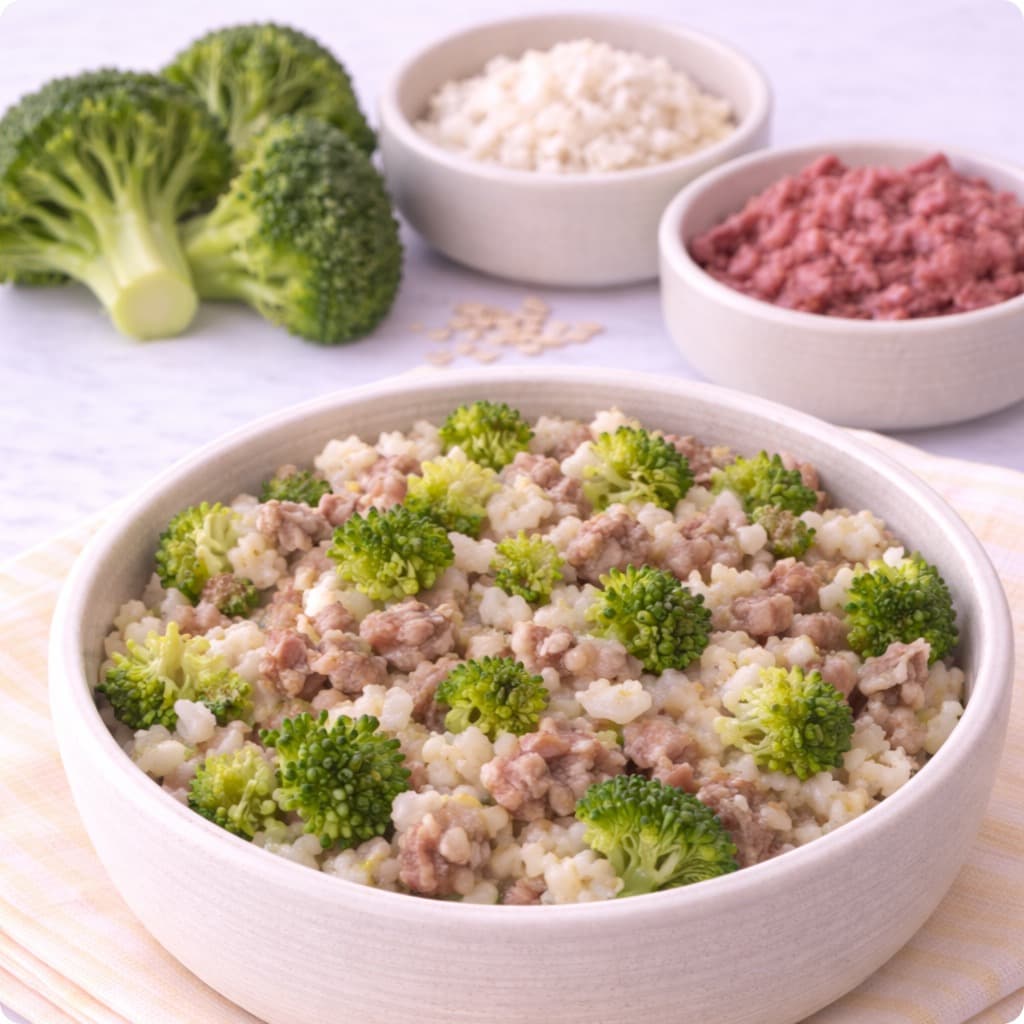 Bœuf et Riz et Brocoli Meal Bowl