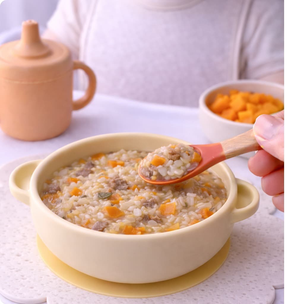 Ragoût bœuf, riz et carotte