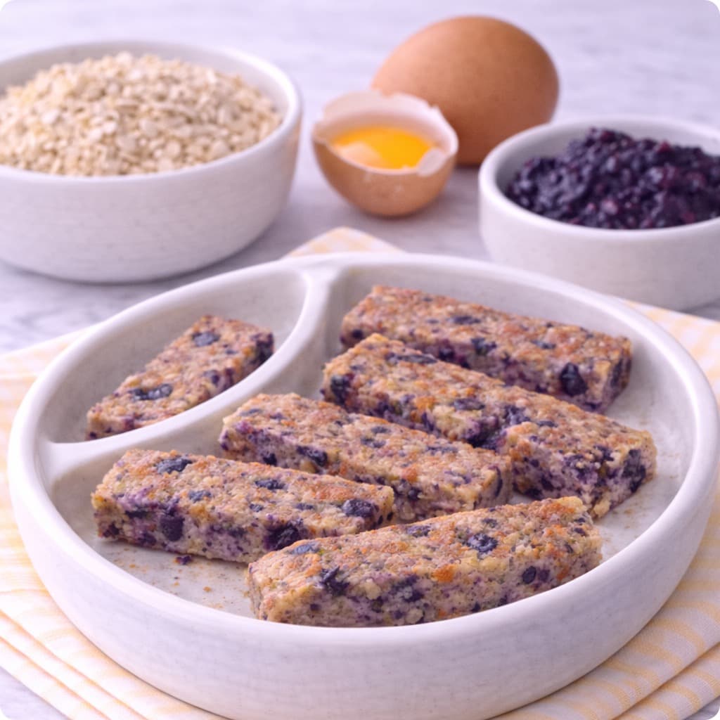 Bandelettes crêpes myrtilles avoine