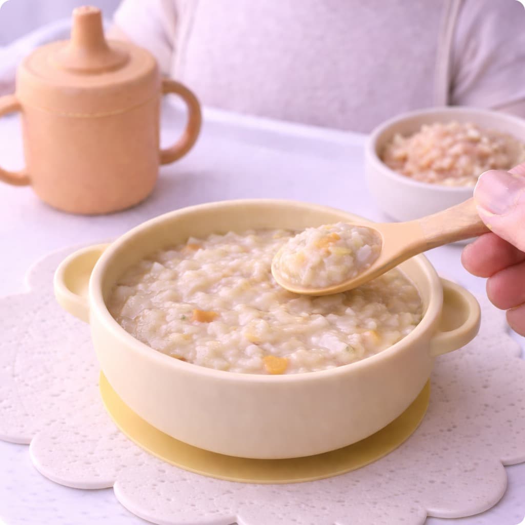 Bouillie poulet et riz