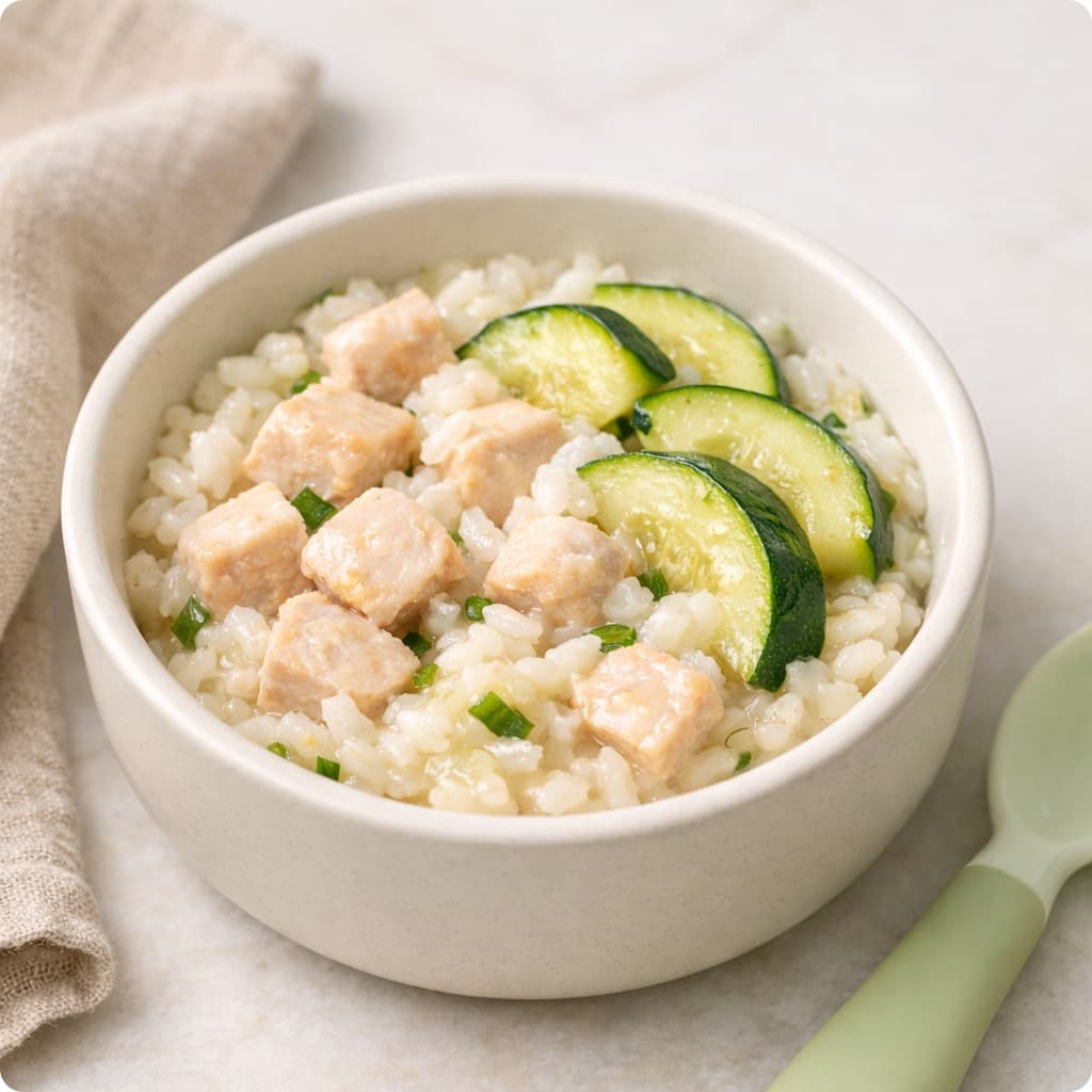 Poulet, Riz & Courgette Bowl