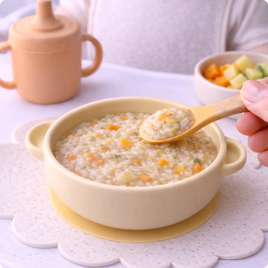 Bouillie poulet et légumes