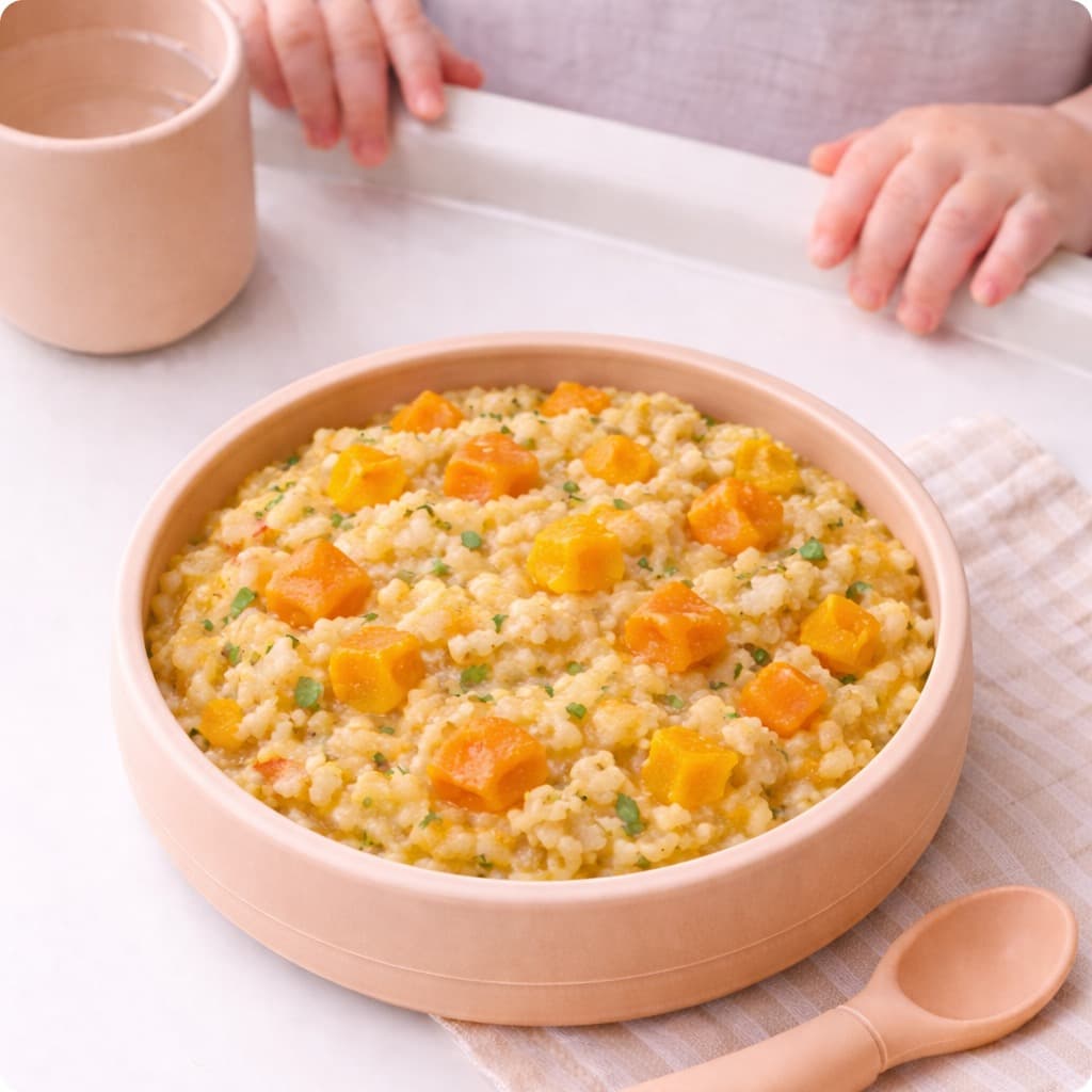 Couscous et Carotte et Potiron Écrasez