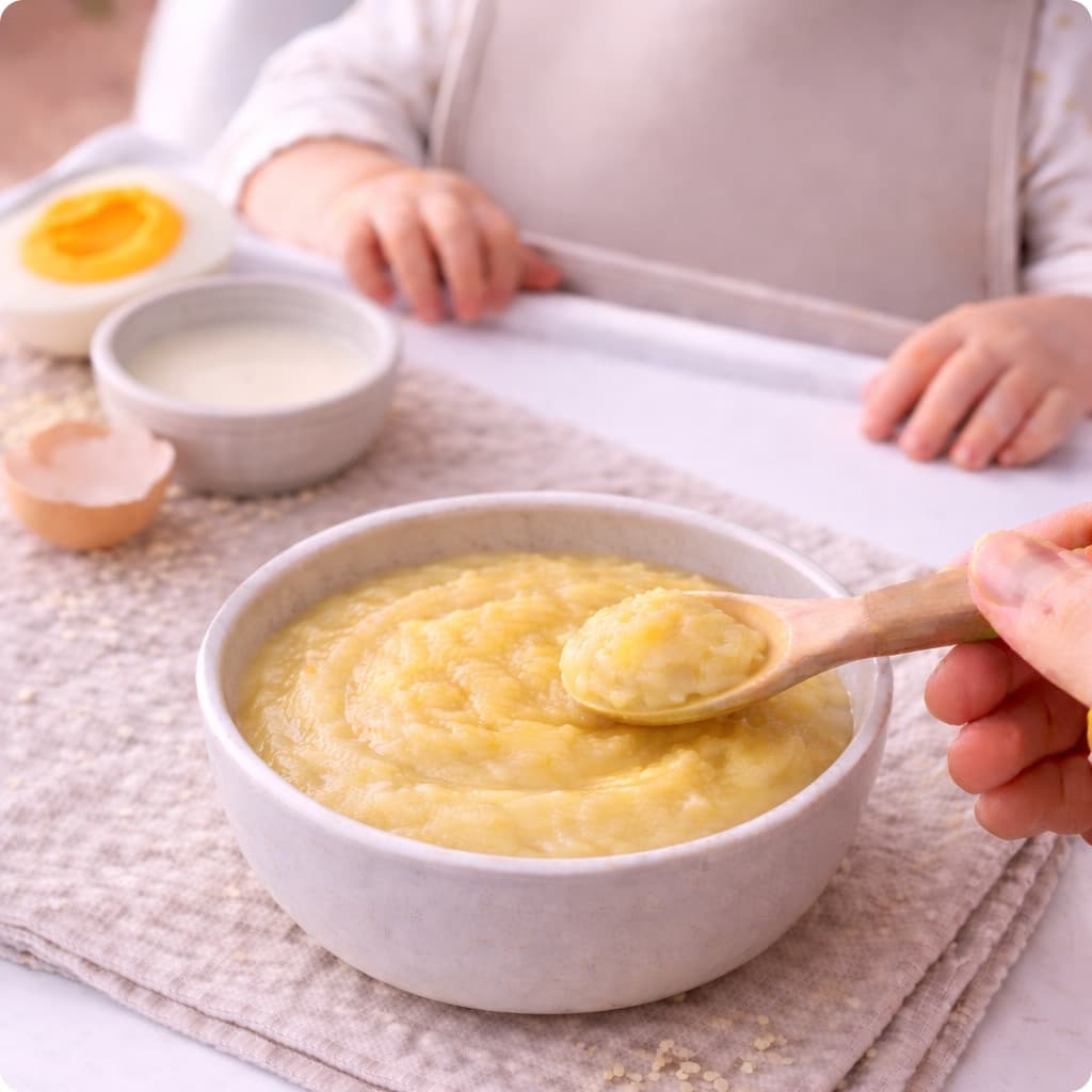 Purée de jaune d'œuf