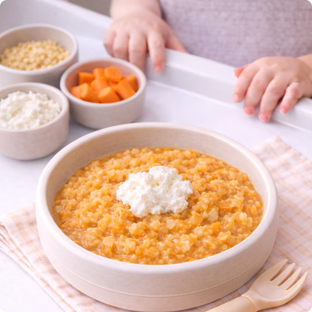 Italian Carotte Cream Baby Pâtes