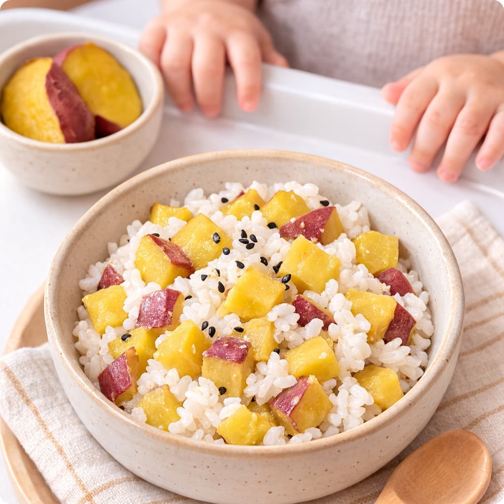 Japanese Patate douce et Riz Baby Donburi