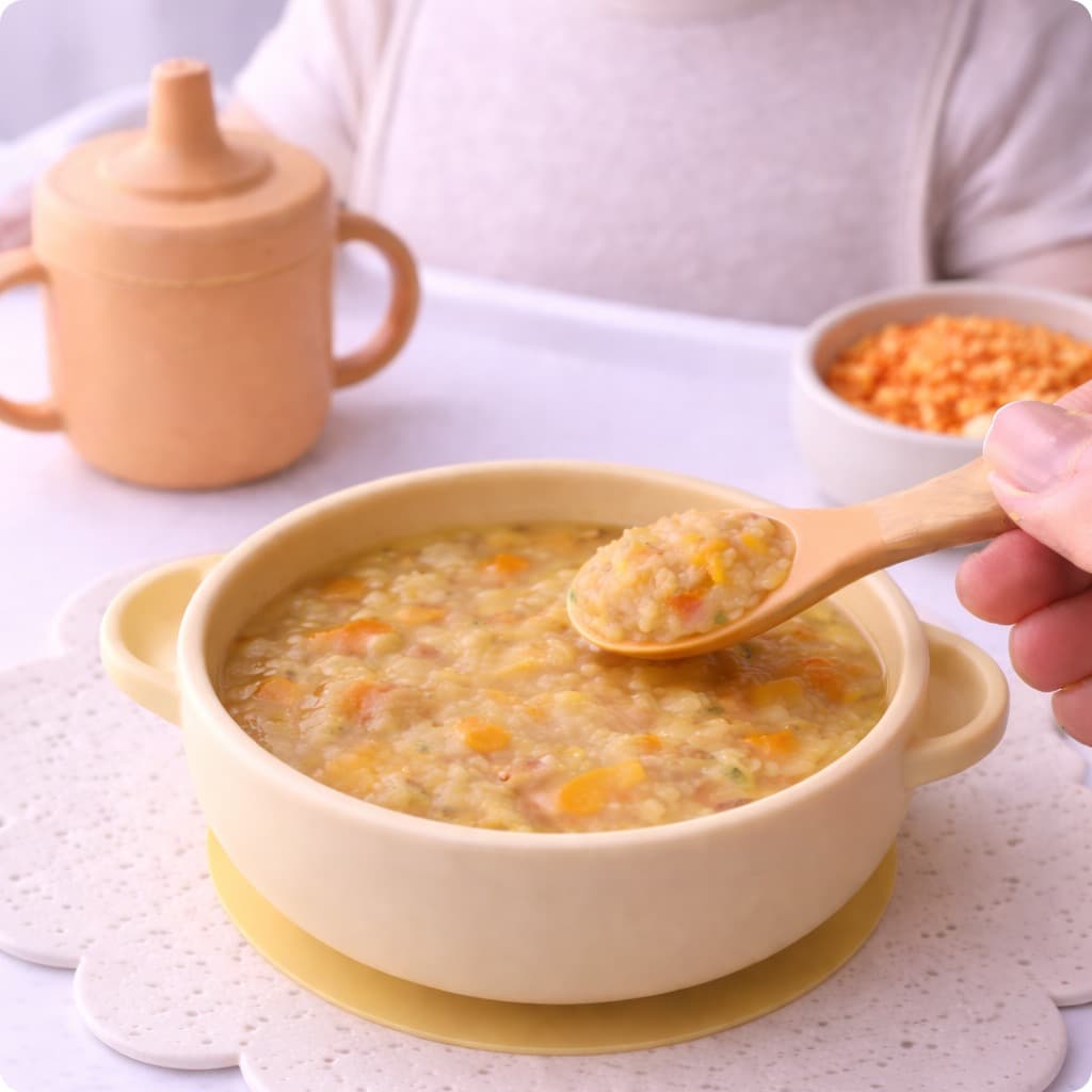 Soupe de lentilles douce