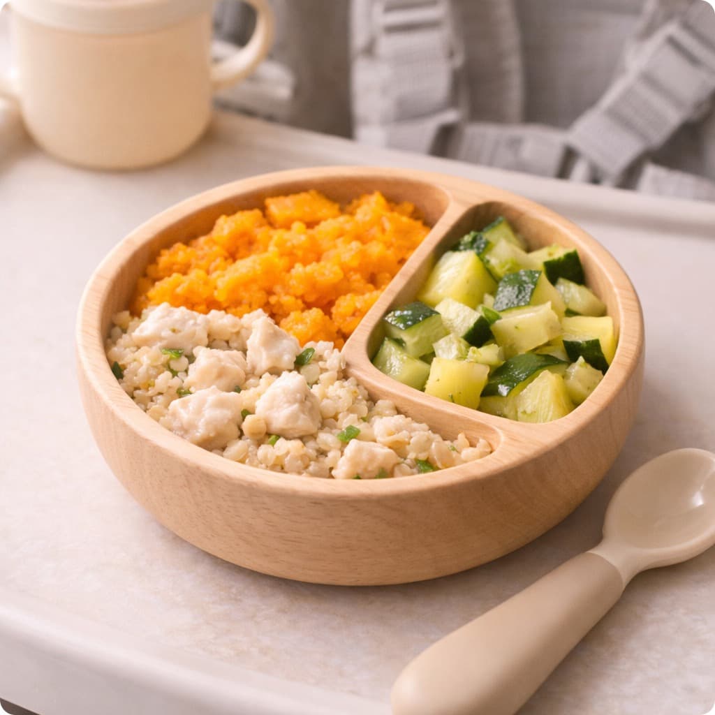 Lentilles, Patate douce & Courgette Bowl
