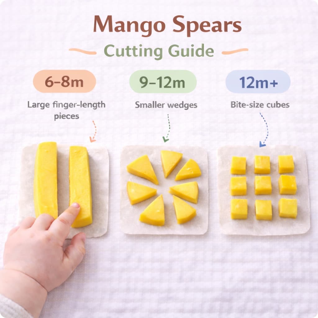 Comment préparer bâtonnets de mangue pour bébé