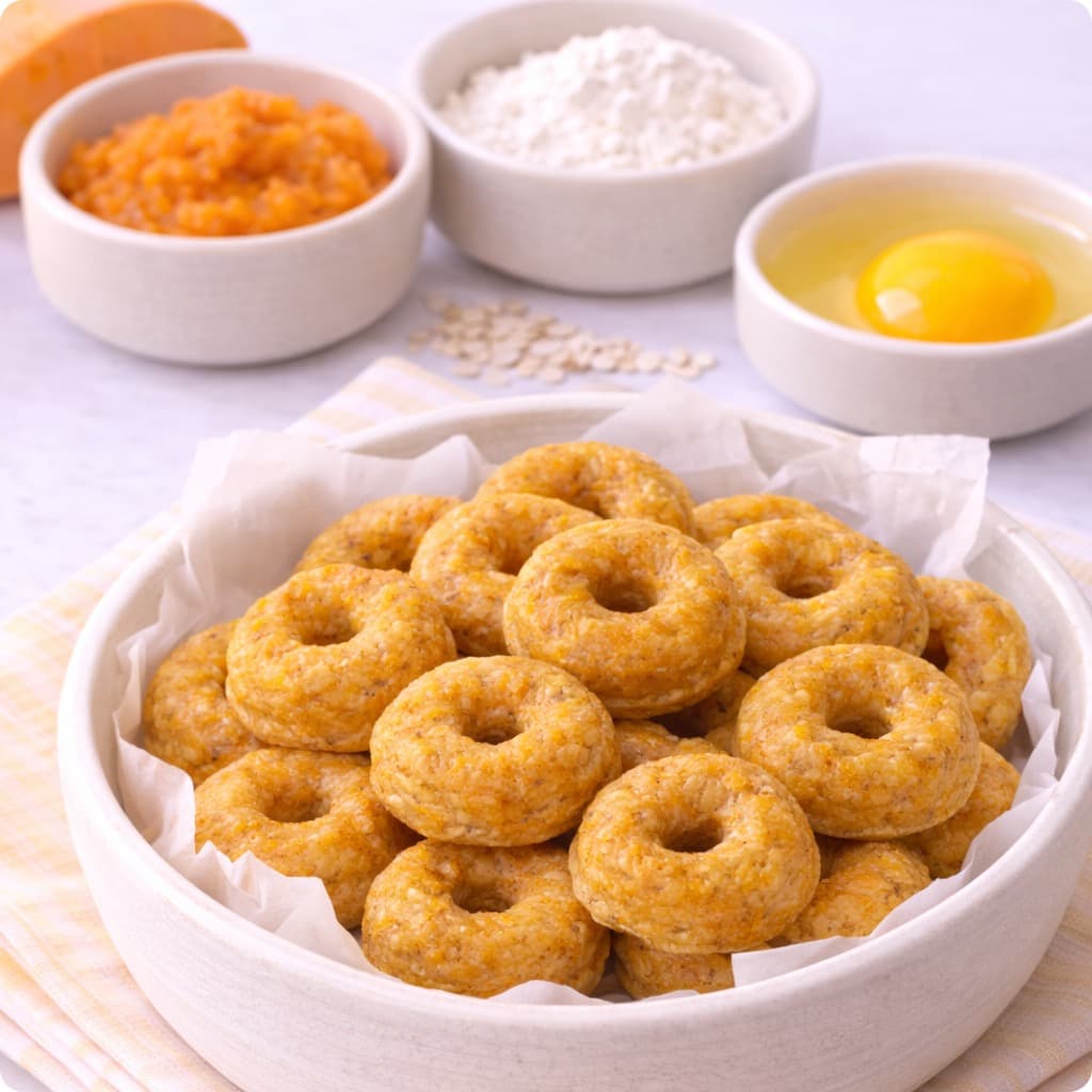 Potiron Oat Mini Donuts (Tendre, No Sugar)