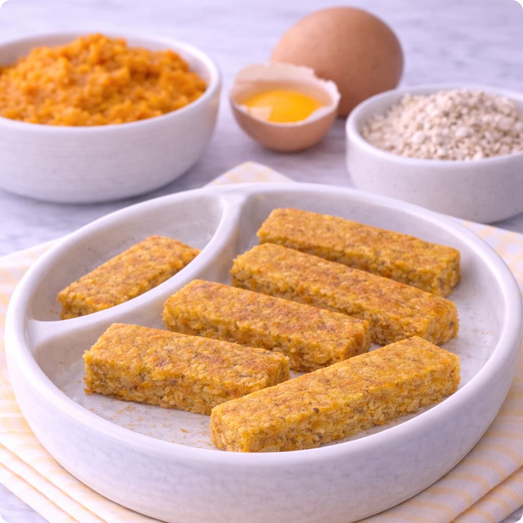 Doigts de crêpe potiron