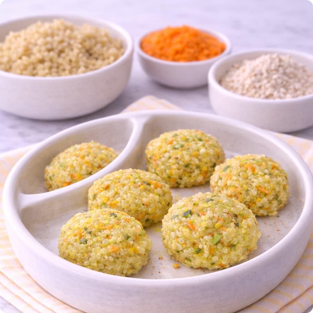 Galettes quinoa légumes