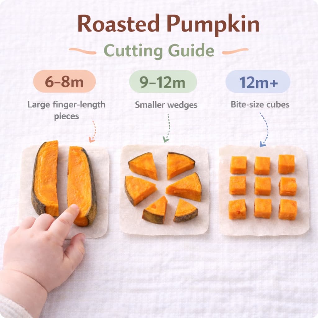 Comment préparer quartiers de potiron rôtis pour bébé