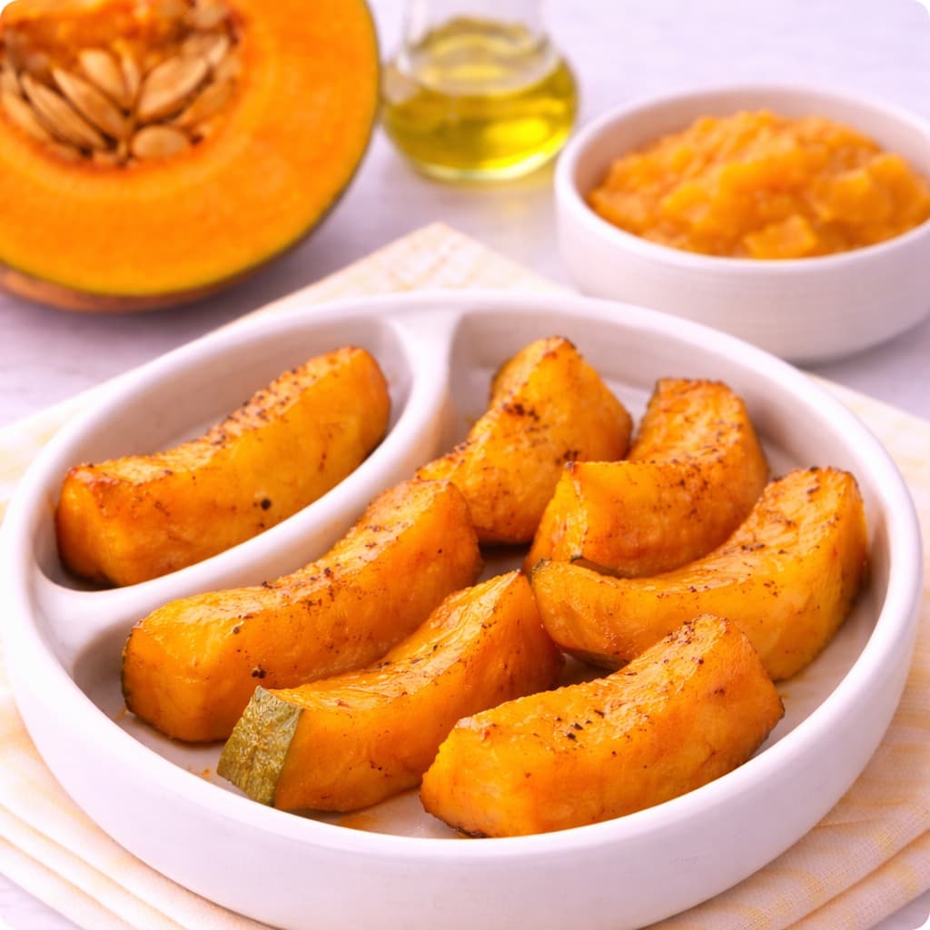 Quartiers de potiron rôtis