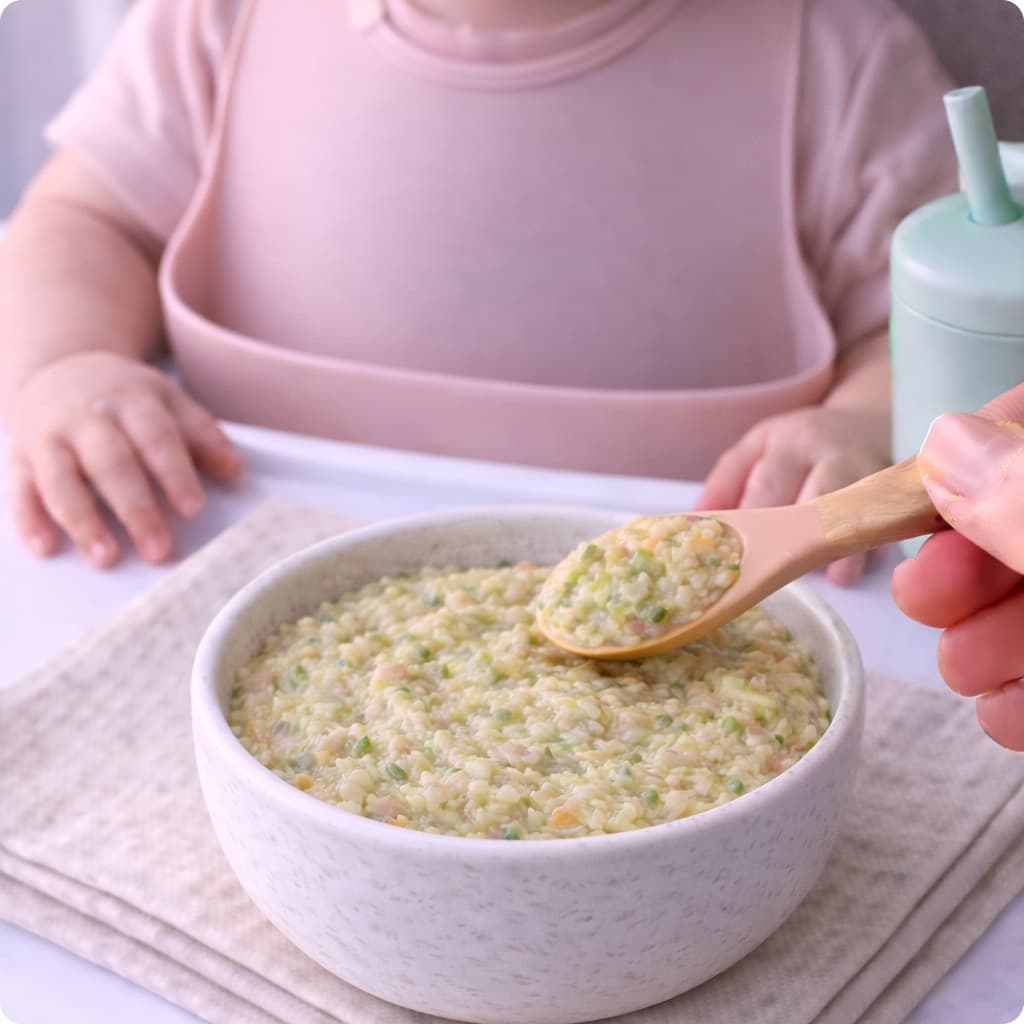 Saumon, pomme de terre et petits pois