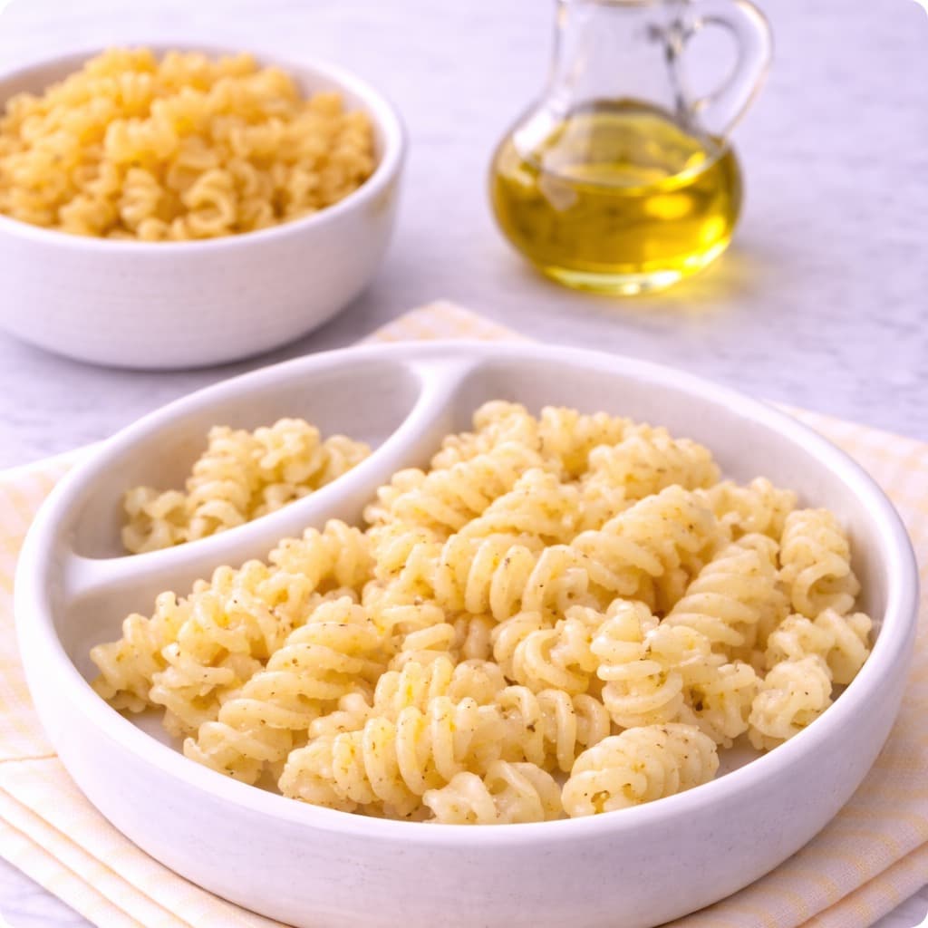 Pâtes torsadées tendres