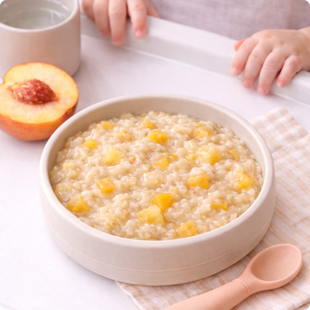 Tendre Pêche Flocons d'avoine Bowl