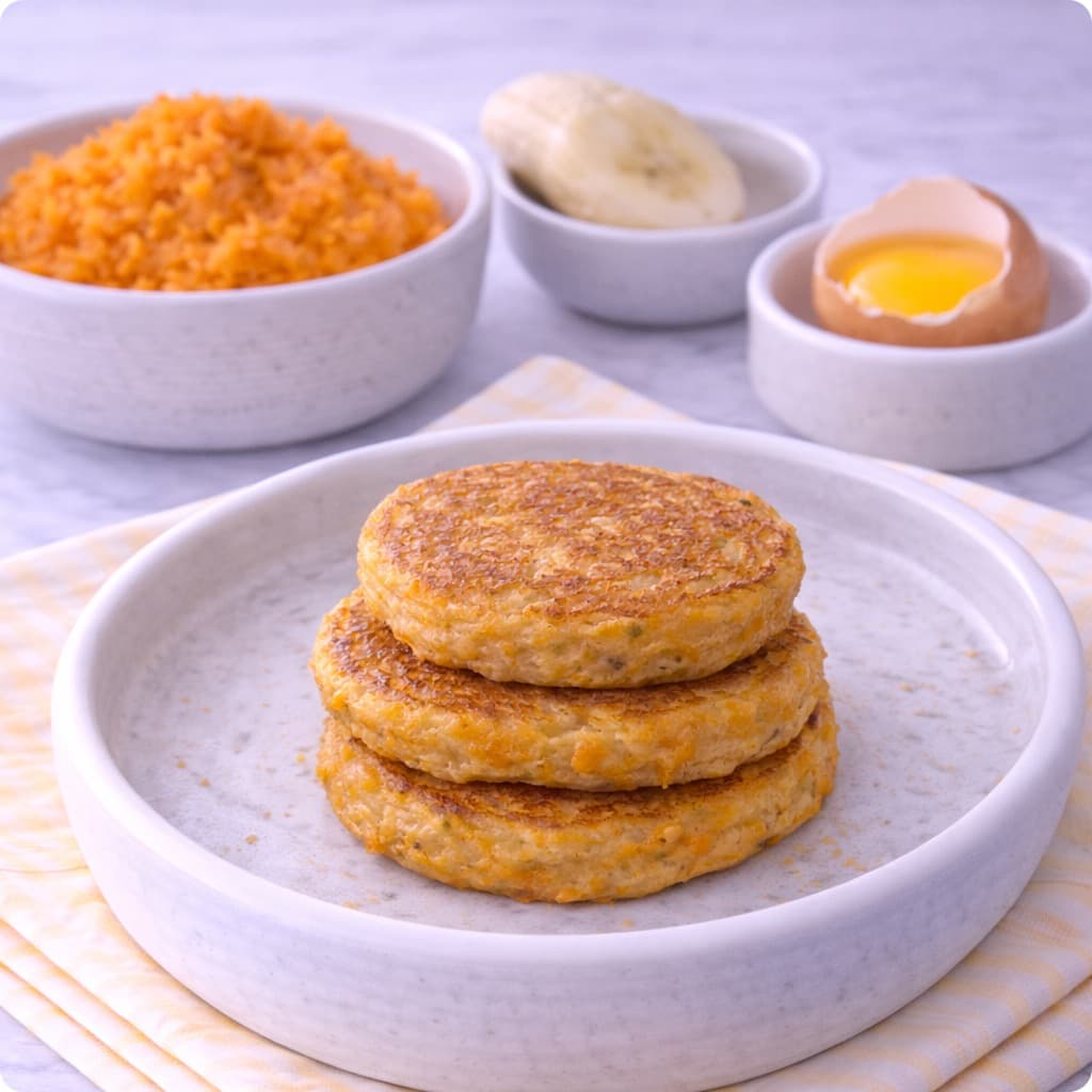 Crêpes patate douce banane