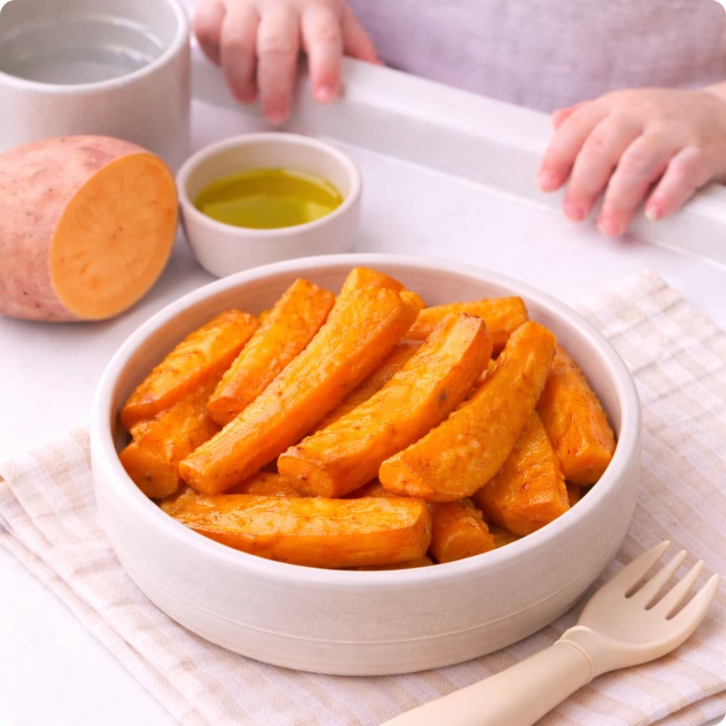 Patate douce BLW Quartiers