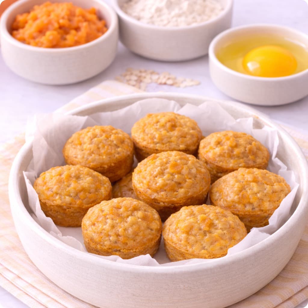 Patate douce Mini Muffins