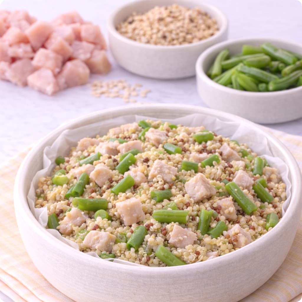 Dinde et Quinoa et haricots verts Tendre Bowl