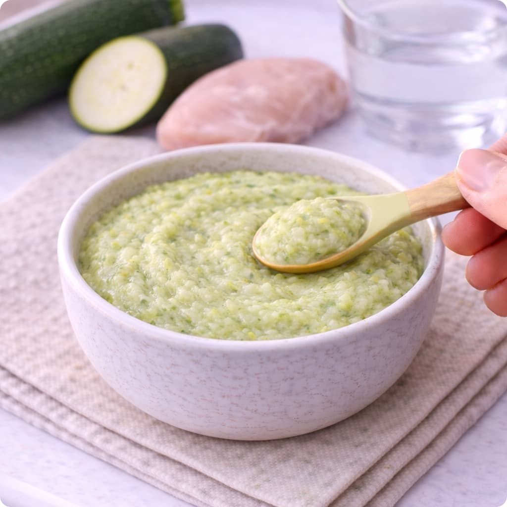 Purée dinde et courgette