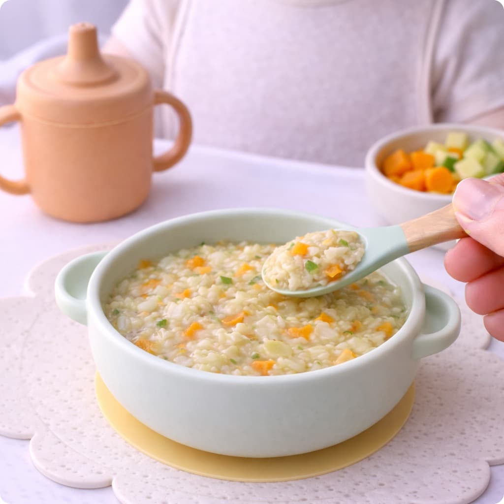 Purée légumes et riz