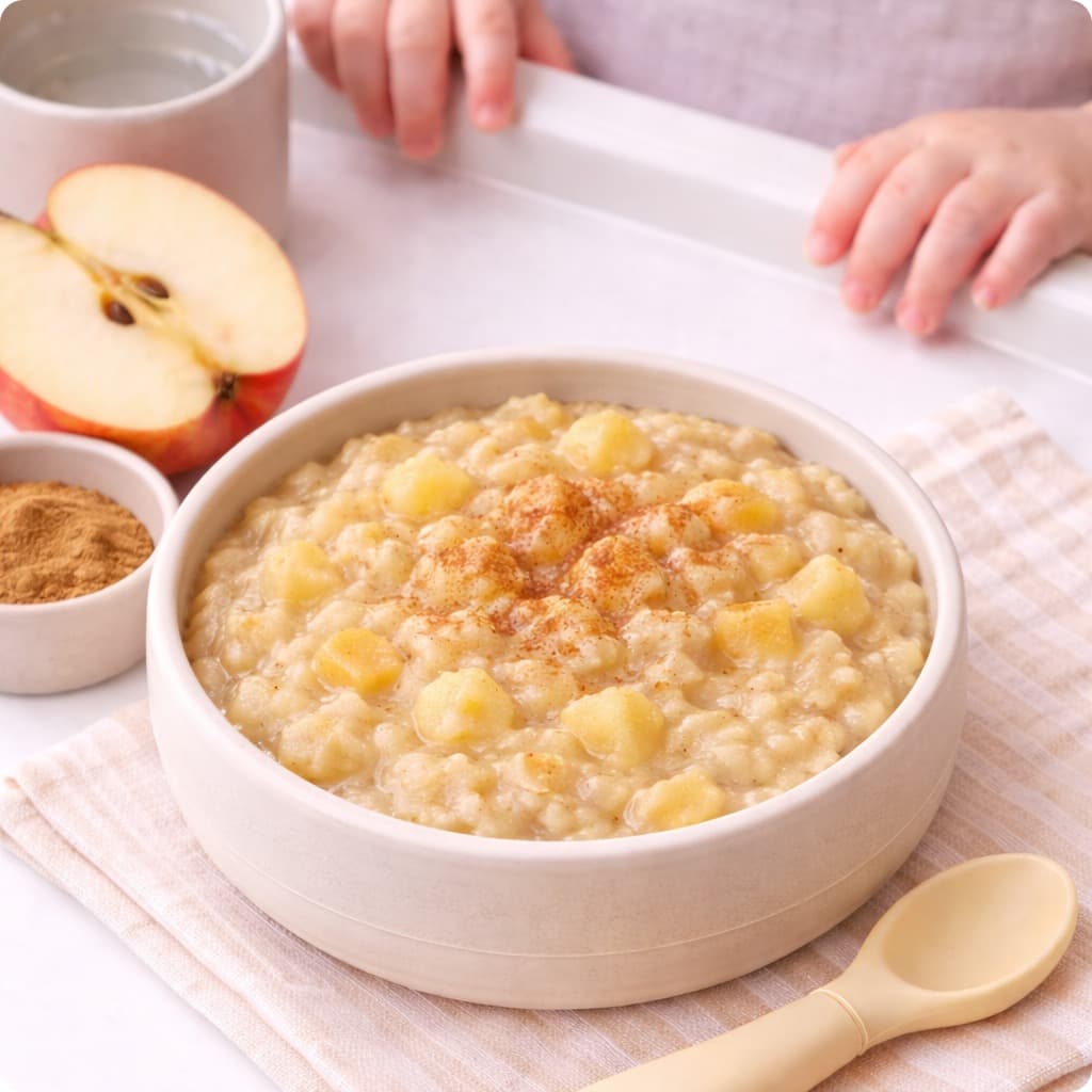 Tiède Pomme Cannelle Flocons d'avoine