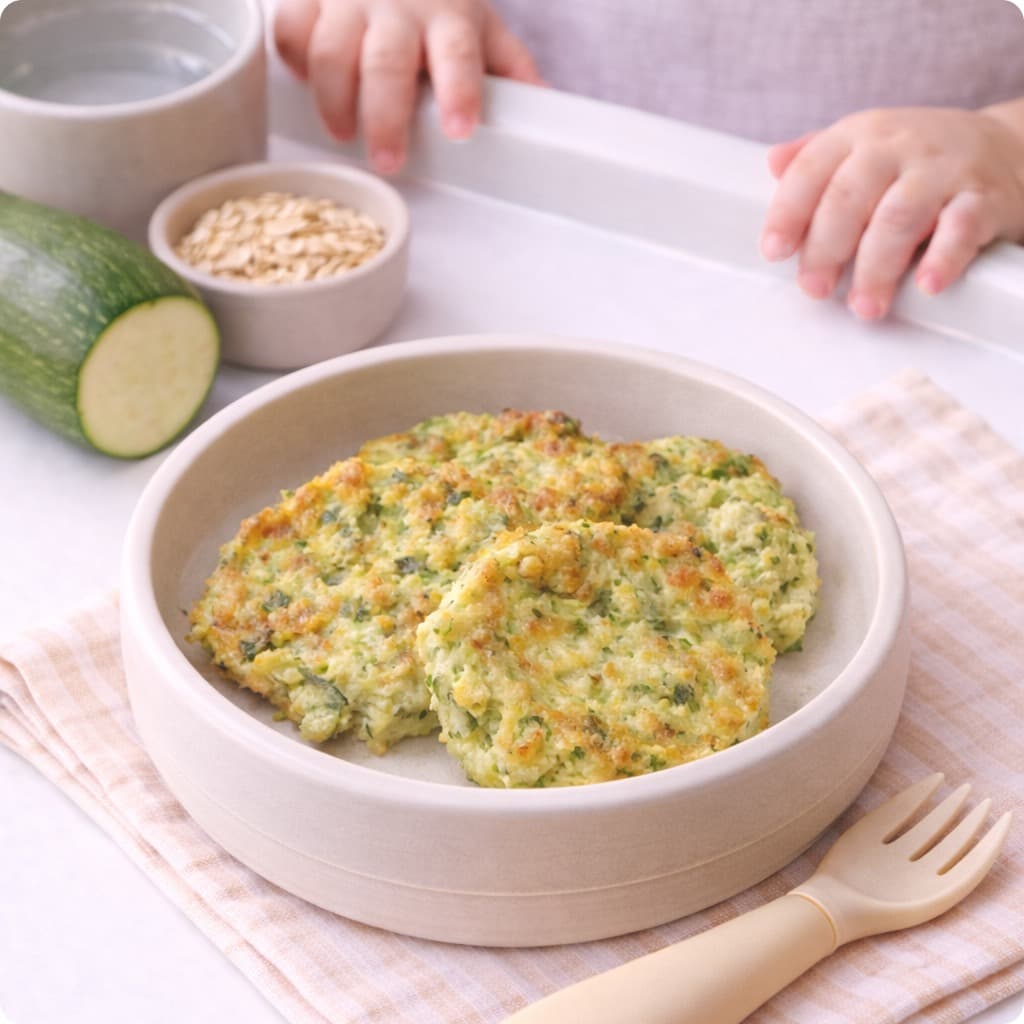 Courgette BLW Fritters (Tendre)