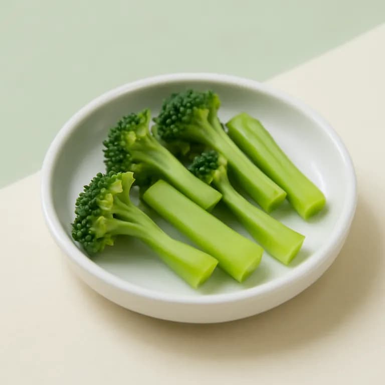 Hoe broccoli te snijden voor een 6 maanden oude