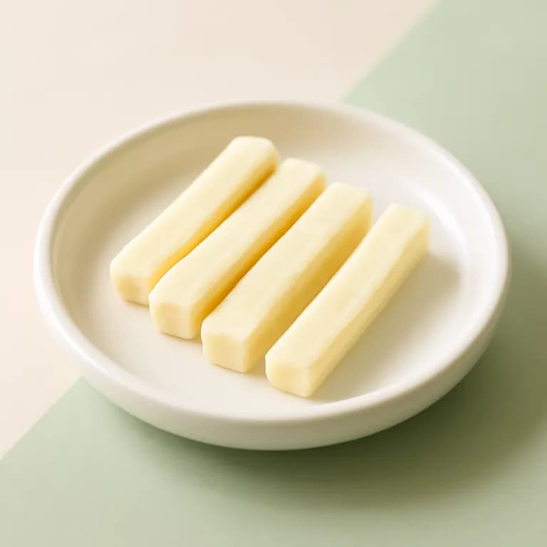 How to cut cheese for a 6 month old