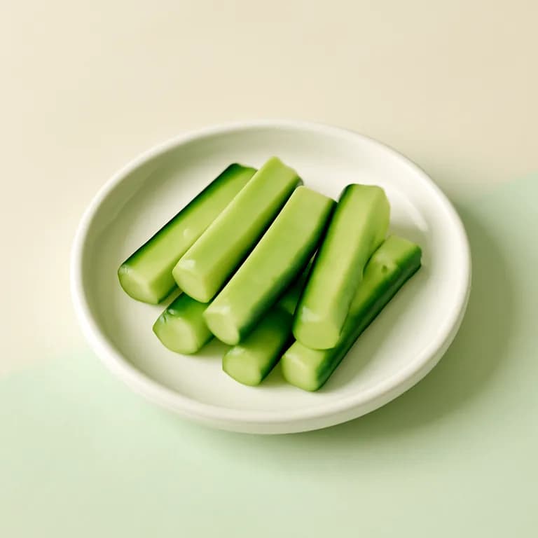 How to cut cucumber for a 6 month old