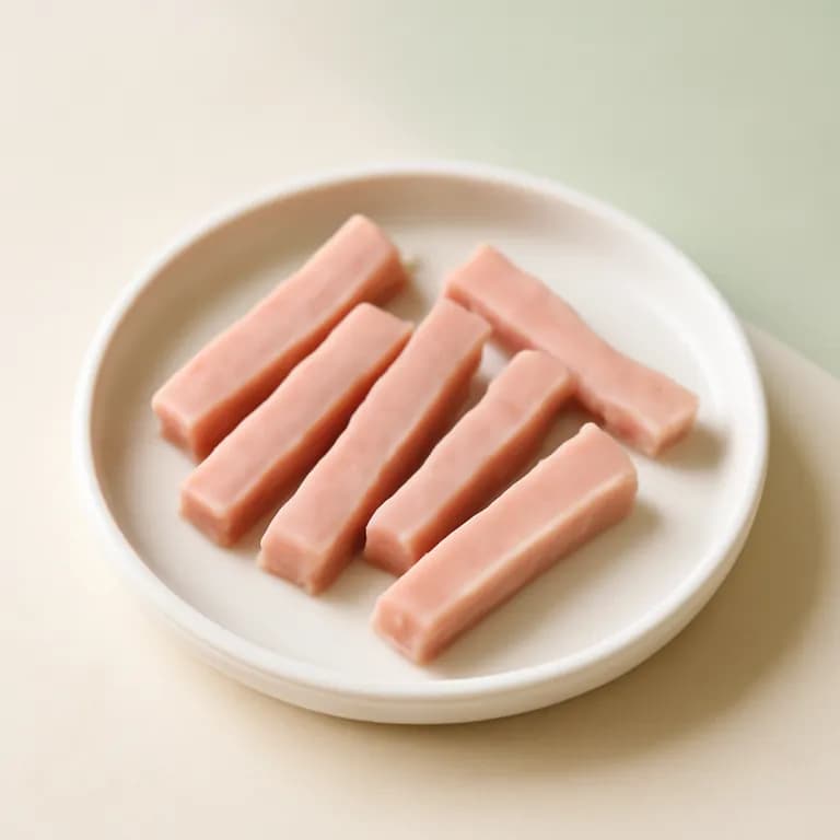 How to cut ham for a 6 month old