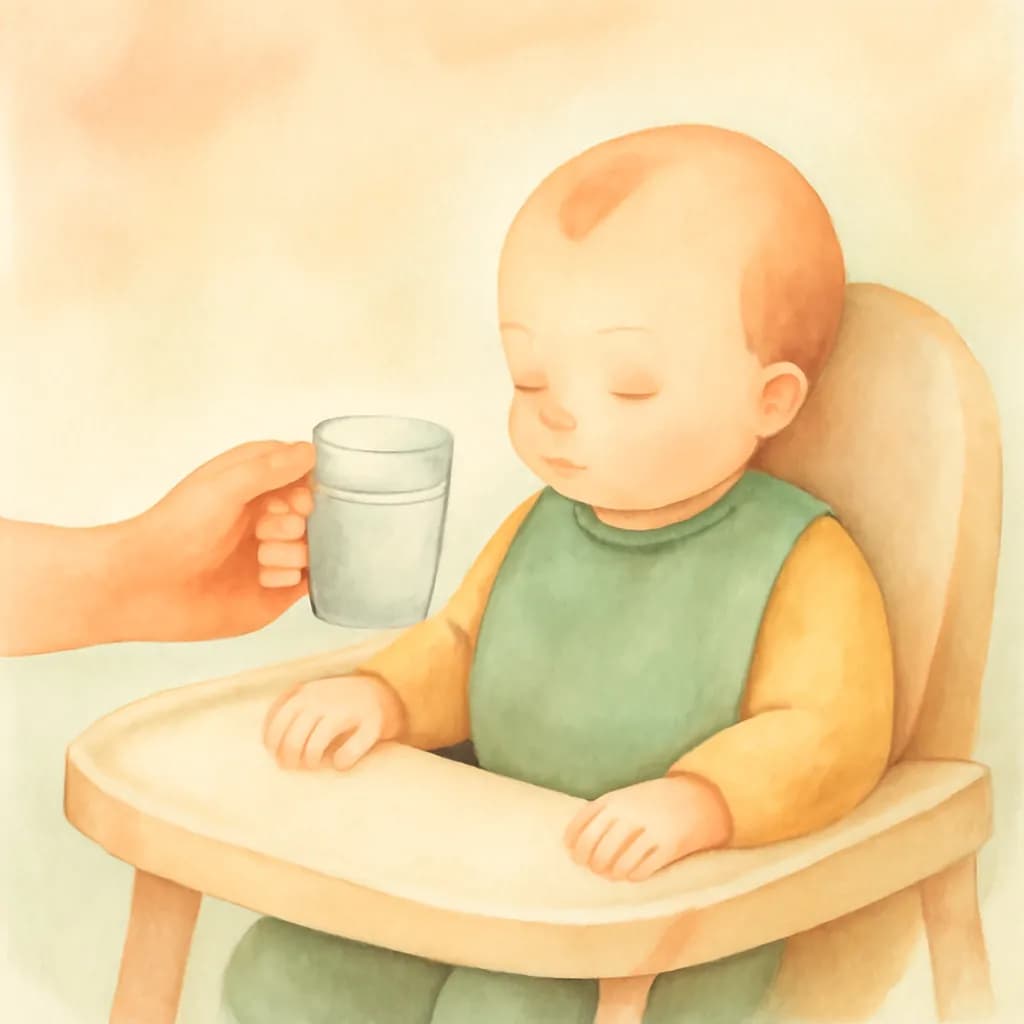 Baby won't drink water?