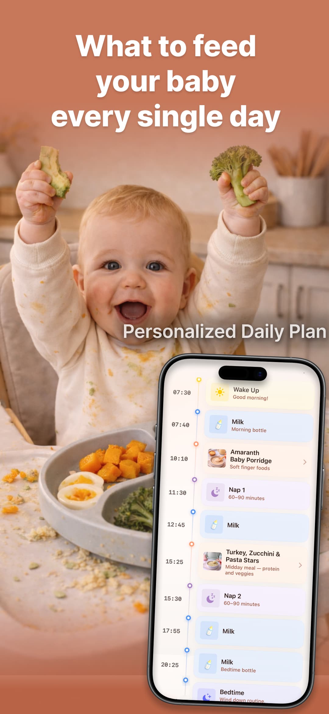 Personalized baby feeding schedule 1