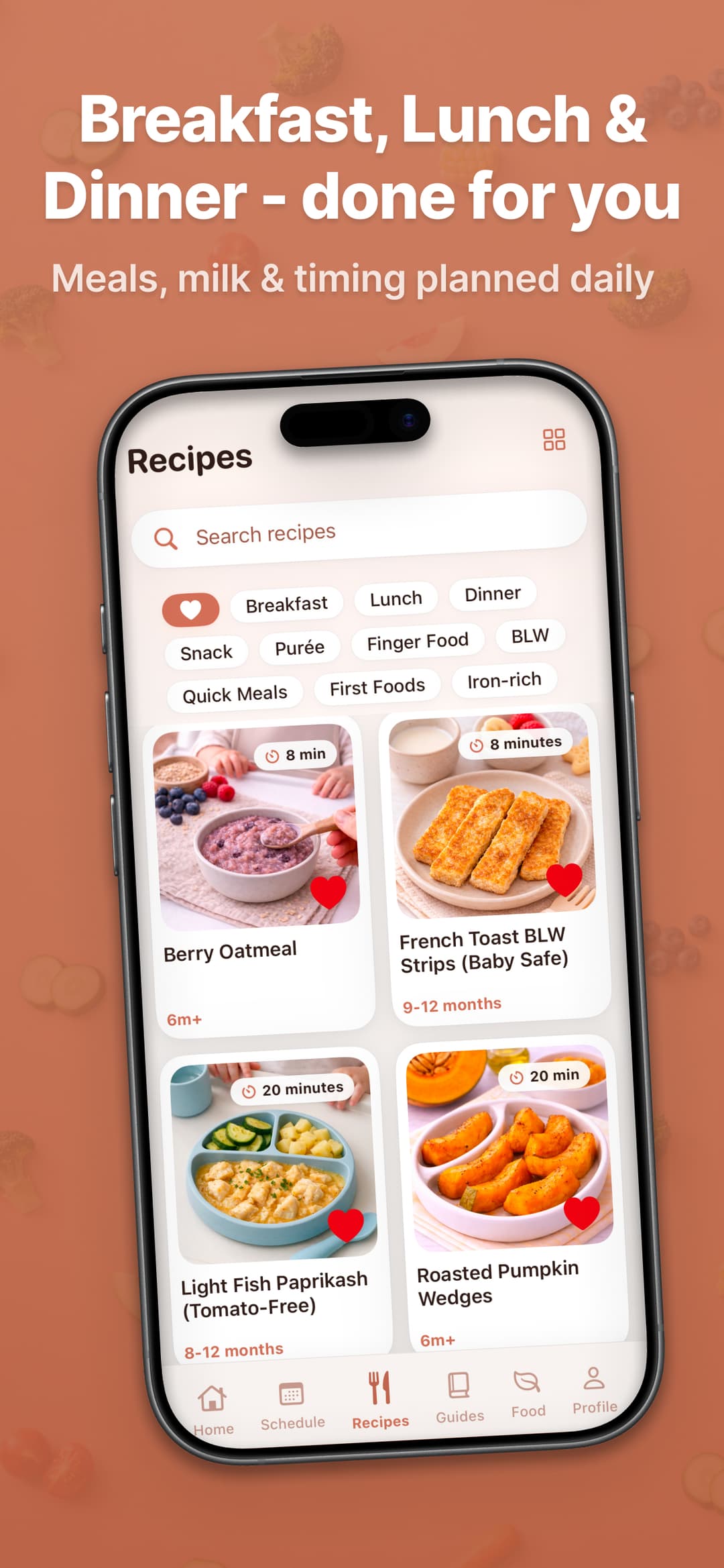Personalized baby feeding schedule 2
