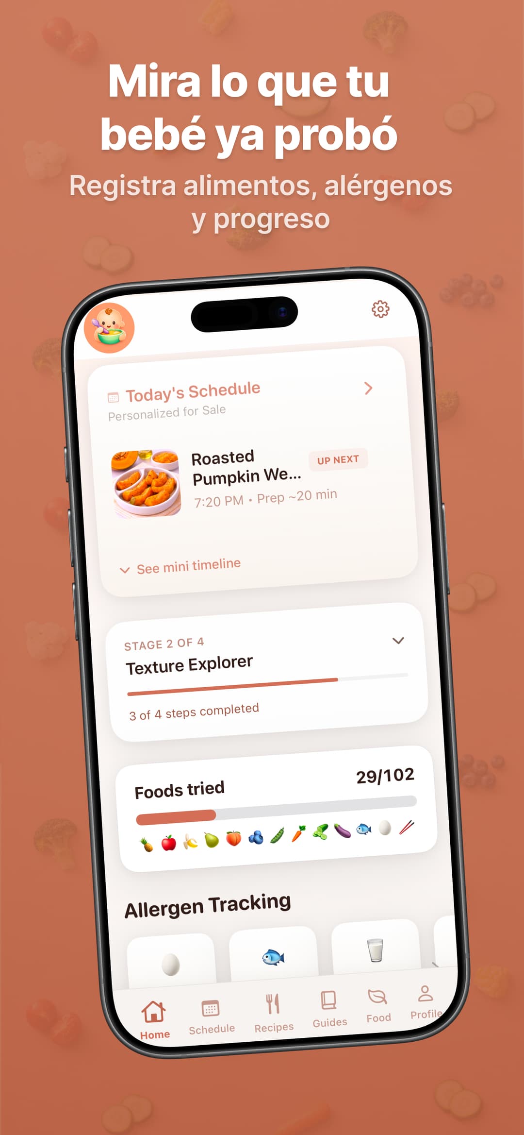 Horario de alimentación personalizado 3