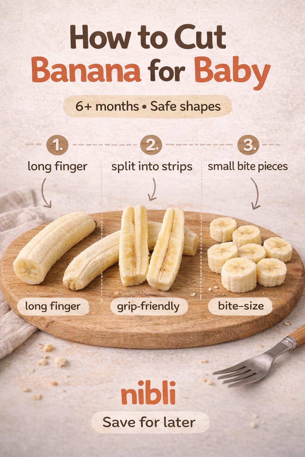 banane bébé comment couper DME