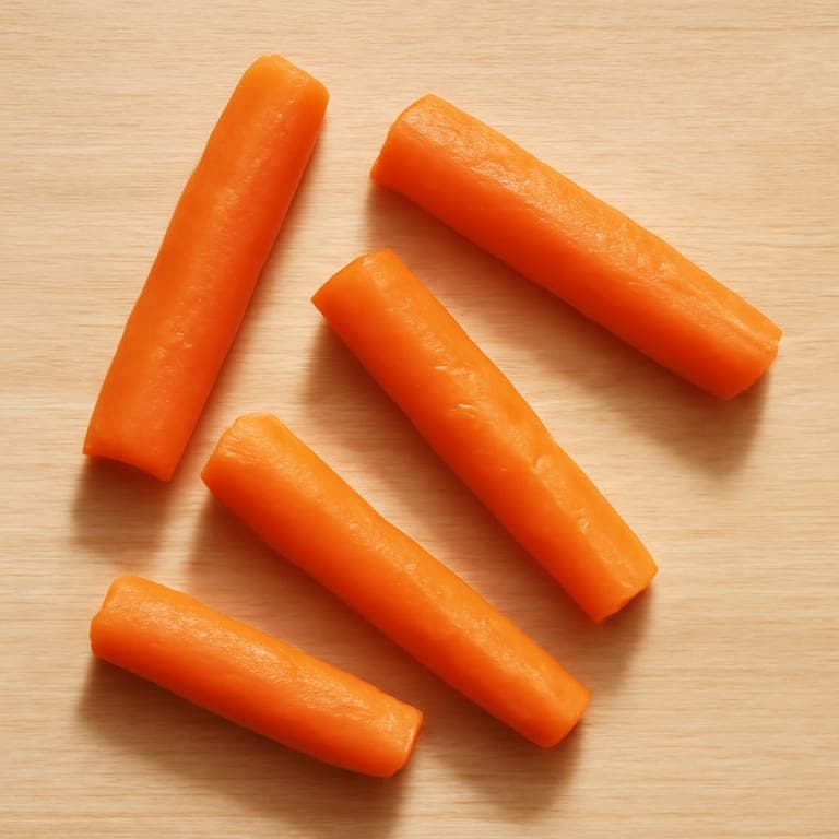 Bastones de zanahoria para alimentación complementaria BLW a los 6 meses
