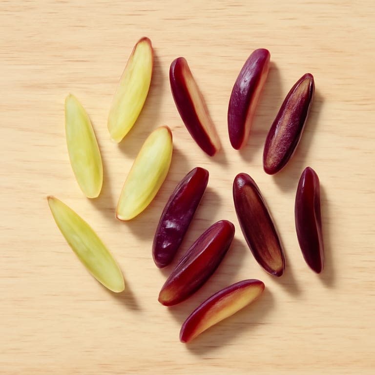 Corte seguro de uvas para alimentación complementaria dirigida por el bebé a los 6 meses