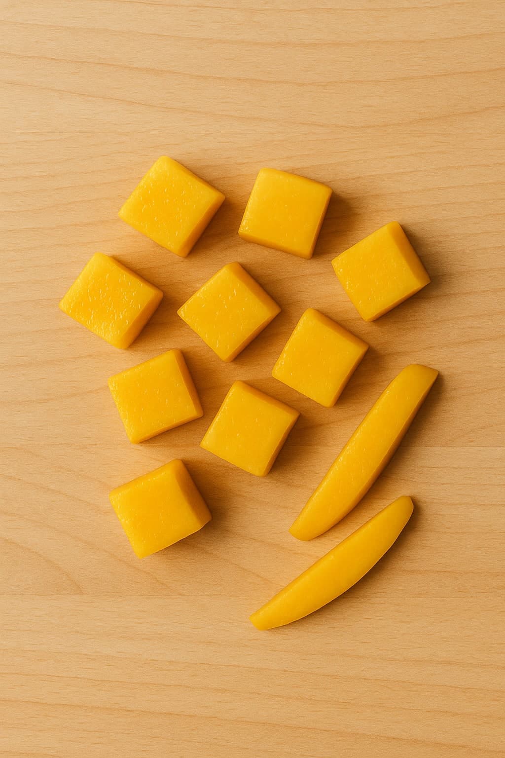 mango baby led weaning - mango stukjes voor 12 maanden oude baby