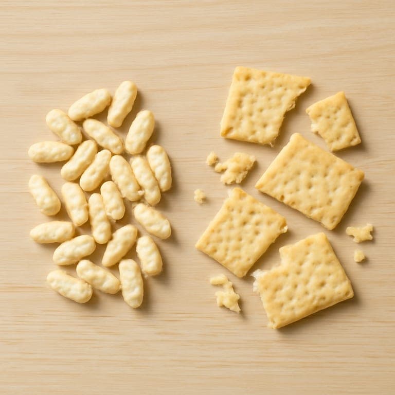 Snacks seguros para alimentación complementaria a los 12 meses, sin palomitas