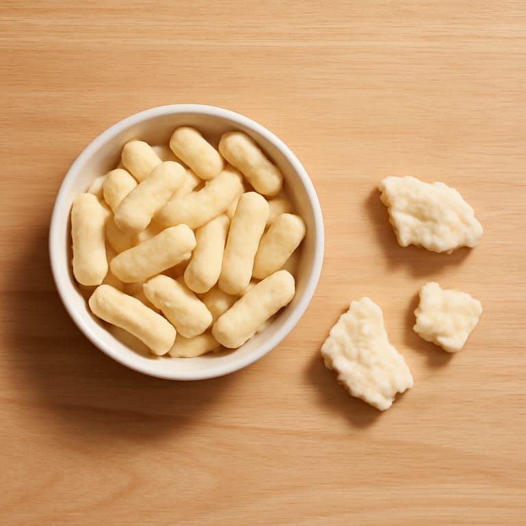 Snacks seguros para alimentación complementaria a los 9 meses, sin palomitas