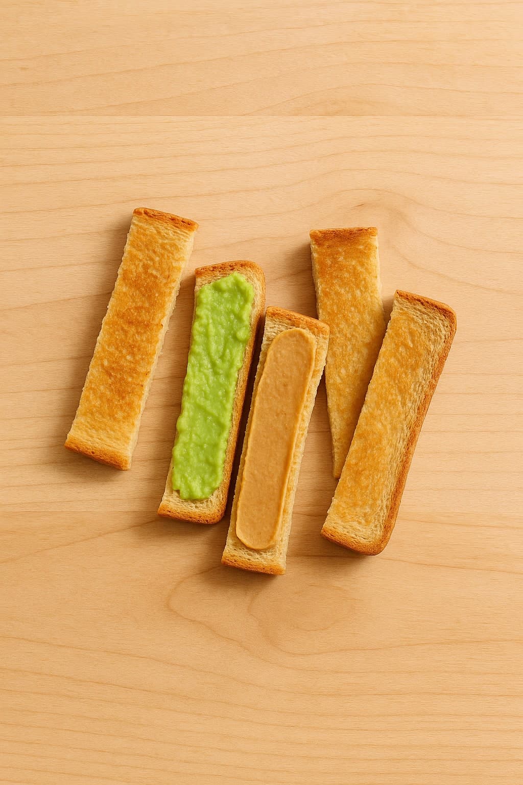 cómo cortar tostada para baby led weaning - tiras de tostada para bebé de 6 meses