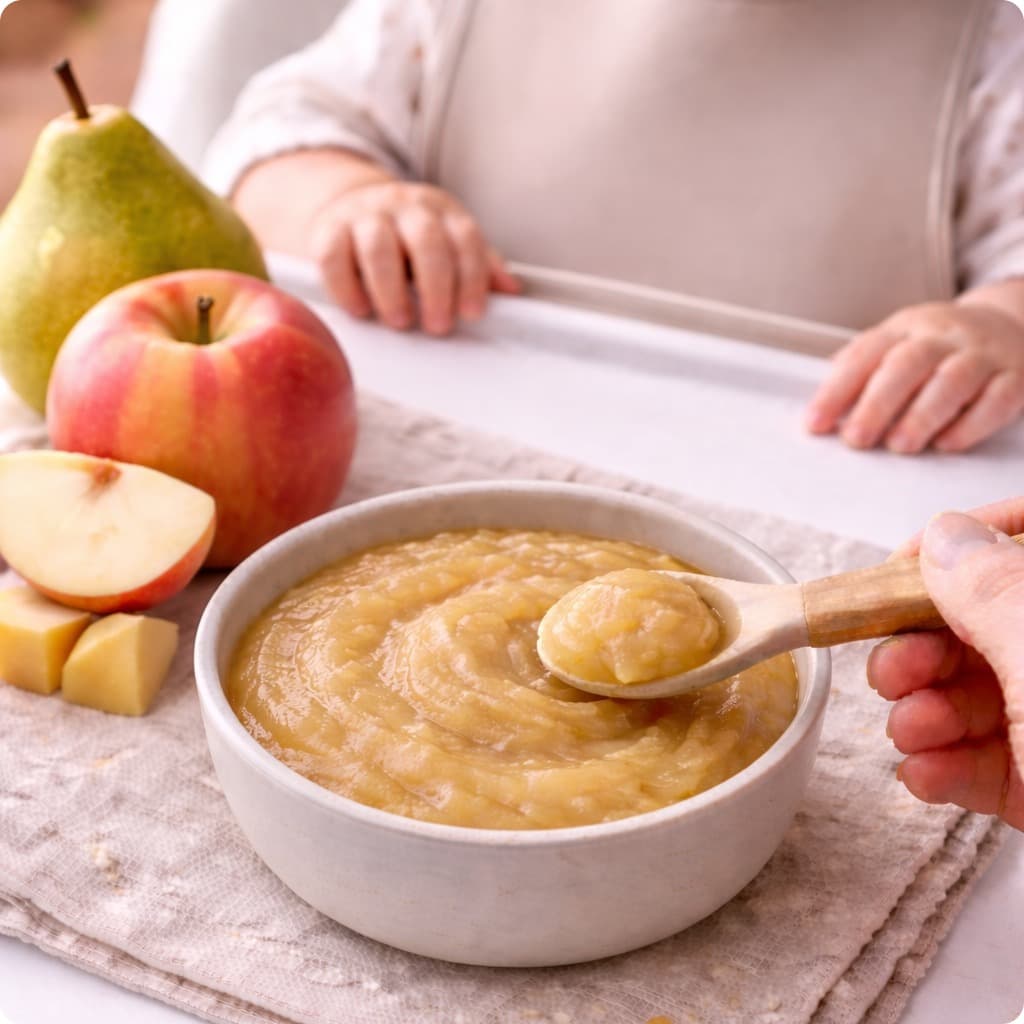 Purée pomme et poire